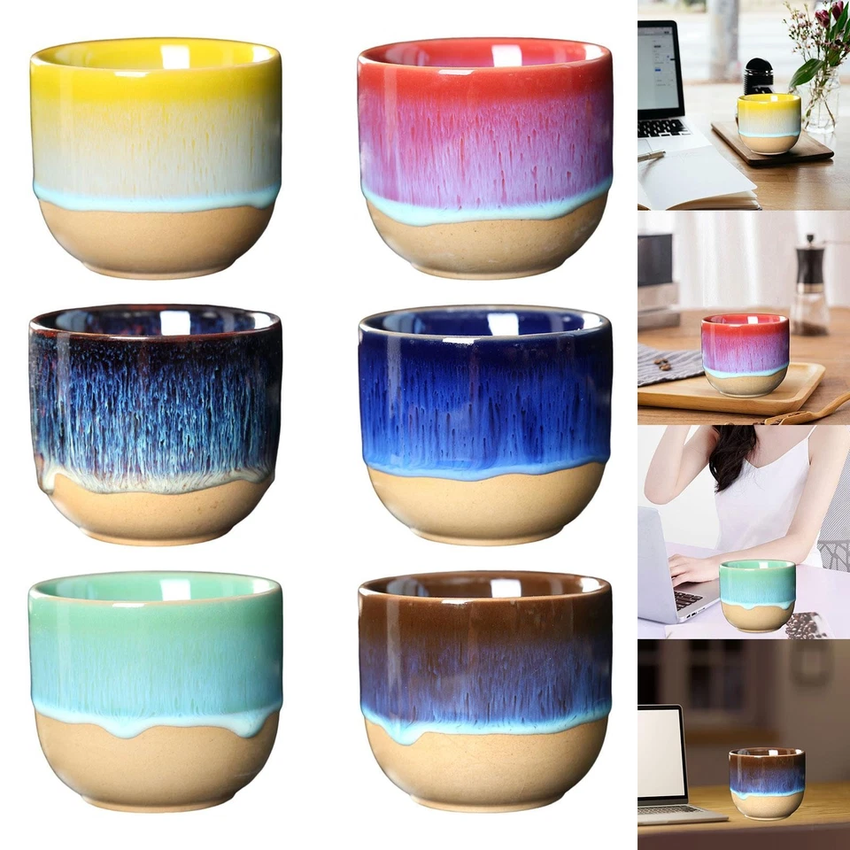 Ceramic Tea Cups Porcelian Tea Set 150ml Japanese Handcrafted Sake Mug Coffee - image 1 of 1