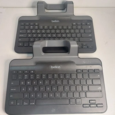 2 x Belkin Wired Tablet Keyboard with Stand for iPad - Lightning Connector - Image 1 of 4