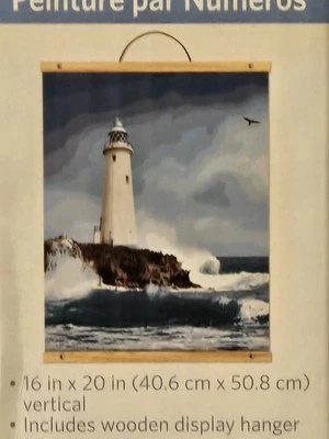 Artist's Loft Paint-By-Number Kit 16x20 lighthouse crafts painting - Image 1 of 4