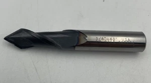 Vollhartmetall 3/8" 60° Spotting Drill - Made in USA - Neu - Bild 1 von 4