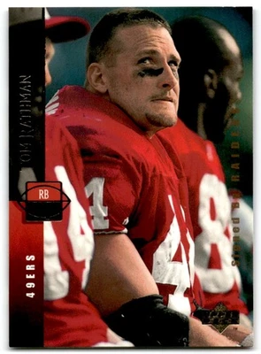 1994 Upper Deck Tom Rathman Los Angeles Raiders #85 - Image 1 of 2