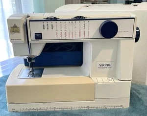 HUSQVARNA VIKING 610 SEWING MACHINE - NEEDS REPAIR OR PARTED OUT. - Picture 1 of 15