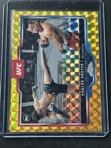 🔥 2025 Topps Chrome UFC - CARLOS PRATES Geometric Gold Rookie /50 RC - Picture 1 of 2