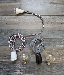 NUD Collection Classic Textilkabel 3m Pendelleuchte Vintage Retro Loft Industrie - Bild 1 von 9