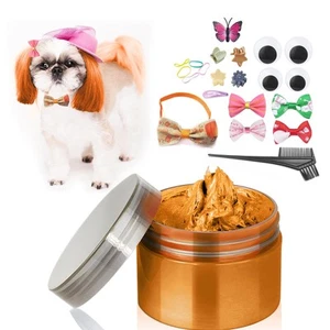 Orange Temporary Hair Color Wax Kit for Dogs - Ideal Gift for Your Pets or Do... - Picture 1 of 7