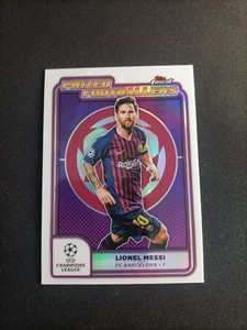 Topps Finest 2024-25 Lionel Messi Prized Footballers Barcelona - Picture 1 of 2