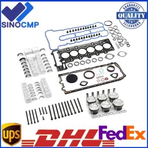 Engine Overhaul Pistons Gasket Kit For BMW 335i E90 E92 E88 E60 E71 F02 N54 3.0 - Picture 1 of 7