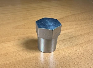 Halsmutter vom Hinterrad (verzinkt) für eine DKW SB 200-250-350-500, Sport 250 - Bild 1 von 2