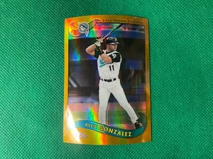 Topps 2002 cromo oro refractors #181 Alex Gonzalez Florida Marlins - Imagen 1 de 1