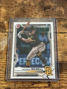 2021 Bowman Draft Paper Jackson Merrill 1st San Diego Padres BD-119 - Picture 1 of 1