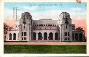 Fair Park Auditorium Dallas Texas Linen Postcard F5 - Picture 1 of 2