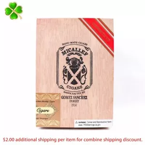 Caja de cigarros de madera vacía Micallef Toro Connecticut 7" x 5" x 4,5" - Imagen 1 de 12