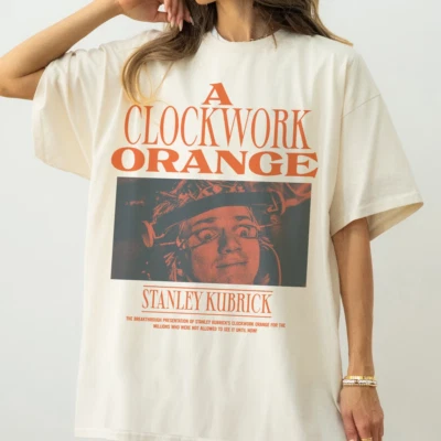 Camiseta A Clockwork Naranja Manga Corta Talla Completa S-5XL SE460 Foto 1 de 3