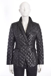 DROLE DE COPINE JACKE Kunstleder Steppjacke Gr. 36 schwarz NEUw - Bild 1 von 11