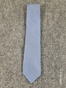 Nautica Tie 100% Silk Blue Geometric - Picture 1 of 7