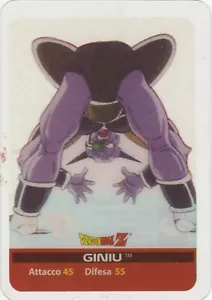 Lamincards Dragon Ball Z Edibas Serie Argento GINIU N 115 - Foto 1 di 2