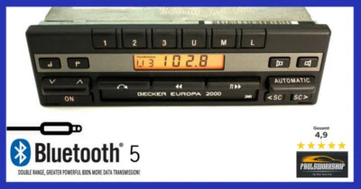 Becker Europa 2000 Mercedes-Benz BE1105  BE1100 BE1109 Bluetooth 5.0 + AUX Radio - Bild 1 von 2