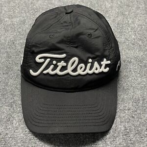 Titleist FJ Pro V1 Cap Hat Black Golf Strap Back