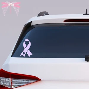 Testicular Cancer Heart Awareness Ribbon Lt Purple Vinyl Decal Stickers 22 Sizes - Picture 1 of 3