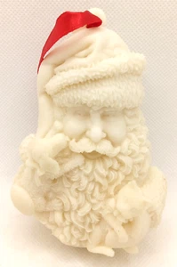 Vintage Mark Klaus Santa 2 sided Christmas Tree Ornament Dog Cat With Box - Picture 1 of 8