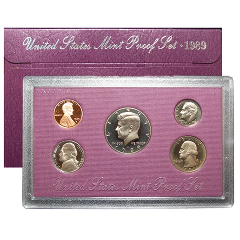 1989-S U.S. Clad Proof Set Cover