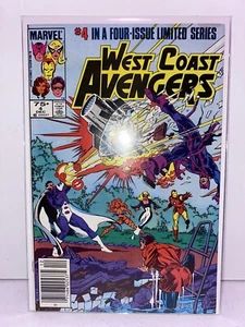 Vintage Marvel Comics West Coast Avengers limitierte Serie Ausgabe #4 Schlüssel 1984 Iron Man - Bild 1 von 3