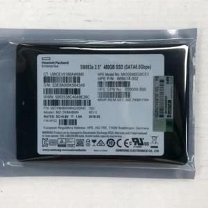 New 480GB SATA 6Gb/s 2.5" SSD SM863a HP MK000480GWCEV 878678-001 Hard Drive - Picture 1 of 3