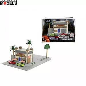 FAST e FURIOUS Nano Scene Toretto Cafe Diorama Eclipse Die Cast Jada Toys 1:87 - Foto 1 di 4