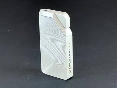 Vintage Promo metal Marlboro lighter original design white rare - Image 1 of 4