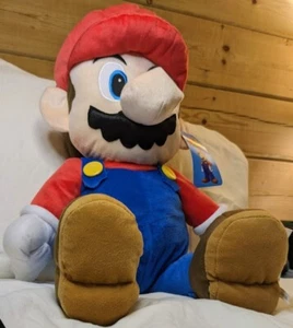 Super Mario Plush Pillow Buddy - 22 Inches, Official Nintendo (NWT) - Picture 1 of 9