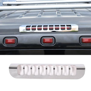 Tercera cubierta de recorte de luz de freno de montaje alto de aleación plateada para Hummer H2 2003-2009 - Imagen 1 de 12