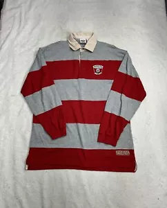 Vintage 90s Ohio State Buckeyes Long Sleeve Rugby Style Shirt Men's Size XL - Picture 1 of 7