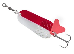Balzer Colonel Classic Blinker CURVY Silber Rot 6g 16g 22g 30g Effzett FZ Form - Picture 1 of 2
