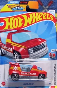 Hot Wheels 2024 Mainline Case N "Rapid Pulse " Lets Race HW First Response - Picture 1 of 2