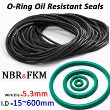 5.3mm O-Ring Oil Resistant Seal NBR & FKM Material Gaskets High Temperature Wear