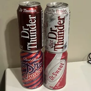 Vintage Dr.Pepper Knockoff Brands 4 Total From The 1990’s - Picture 1 of 12