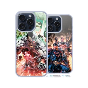 JUSTICE LEAGUE DC COMICS CYBORG COMIC BOOK COVER SOFT GEL CASE FOR APPLE iPHONE - Picture 1 of 9