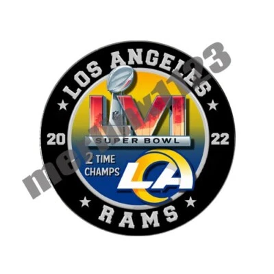 2022 LVI Super Bowl Champions Los Angeles LA Rams Golf Ball Marker NFL Gift