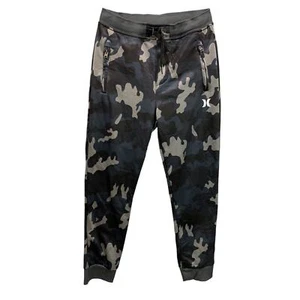 Medium Hurley Youth Boys New Gray Camo Jogger Pants - Picture 1 of 10