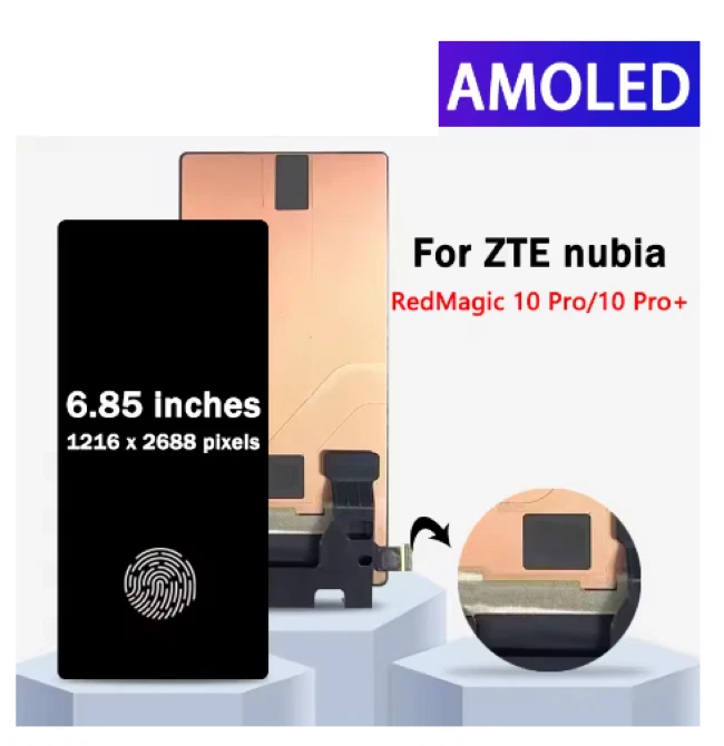 OEM For ZTE nubia Red Magic 10 Pro + LCD Display Touch Screen Digitizer Assembly - Image 1 of 1