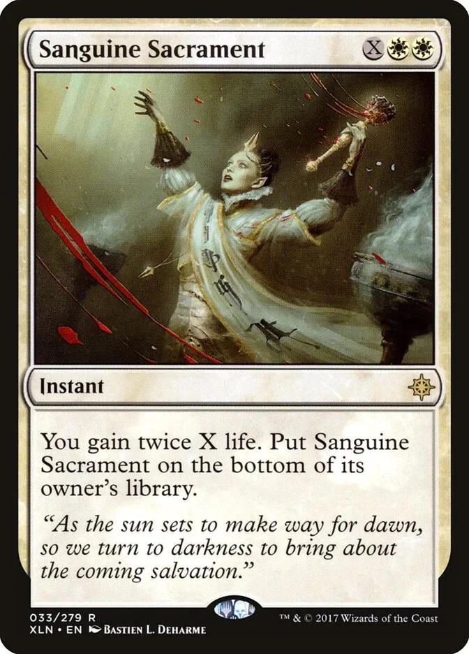 SANGUINE SACRAMENT (XLN) Ixalan - MTG - LP - Image 1 of 1