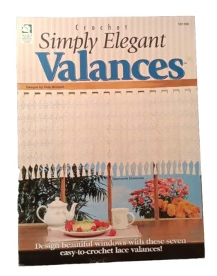 SIMPLY ELEGANT VALANCES House Of White Birches Crochet Seven Designs - Image 1 of 2