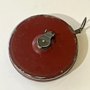 Vintage The Lufkin Rule Co. Steel 50 ft. Tape Measure Canvas Tape - Picture 1 of 6