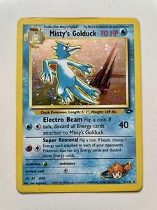 💎  Mistys Golduck Holo Gym Challenge Pokemon Card 12/132, Foil English