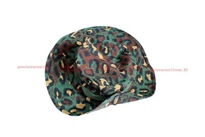 Seltene echte afrikanische Ghana oder Uganda Leopard Camo Buschhut Mütze Kappe 7-3/4 - Bild 1 von 2