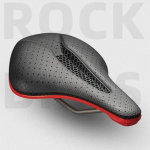 ROCKBROS 3D Printed Bicycle Hollow Saddle Ultralight MTB Road Bike Seat Cushion - Picture 1 of 14