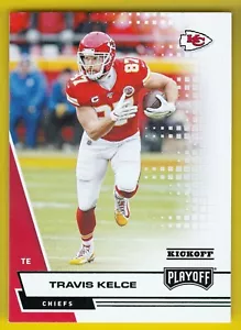 2020 Playoff 84 Travis Kelce Green Foil Points KC Chiefs TE - Picture 1 of 1