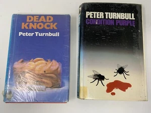 2 x Peter Turnbull HB Collins Crime Club Bundle Dead Knock / Condition Purple - Picture 1 of 12