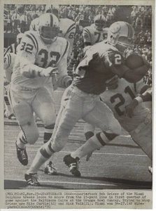 Original 1970 Bob Griese Miami Dolphin HOF Quarterback AP Type 3 Press Wirephoto - Picture 1 of 2
