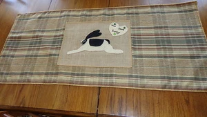 Handgefertigter primitiver Tischläufer (24" x 55")/Volkskunst - Bild 1 von 9